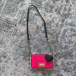 NWT Betsey Johnson Polkadot Crossbody